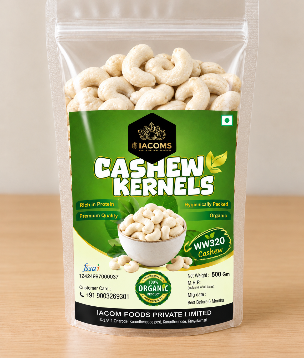 WW320 Whole cashew