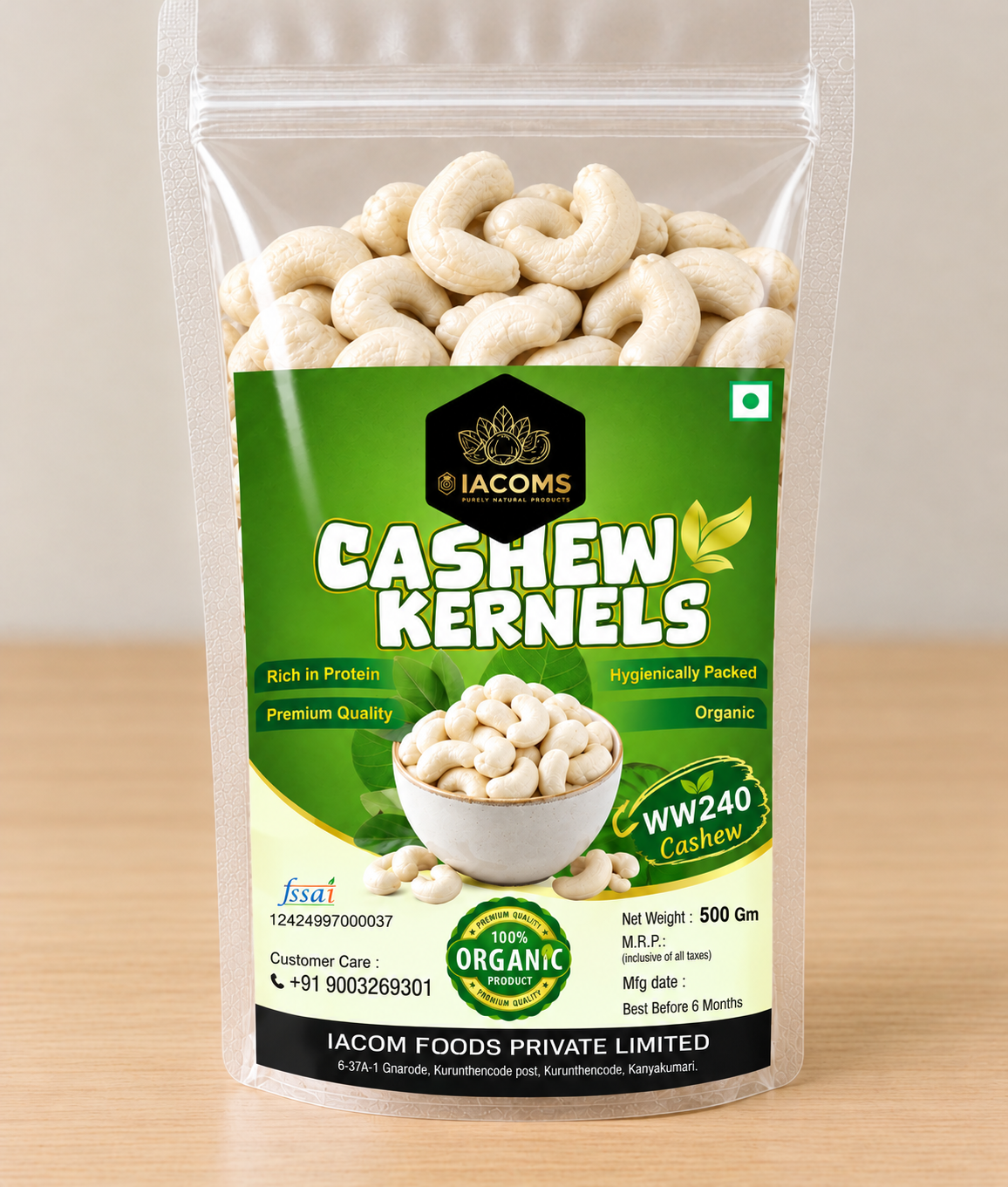 WW240 Whole cashew